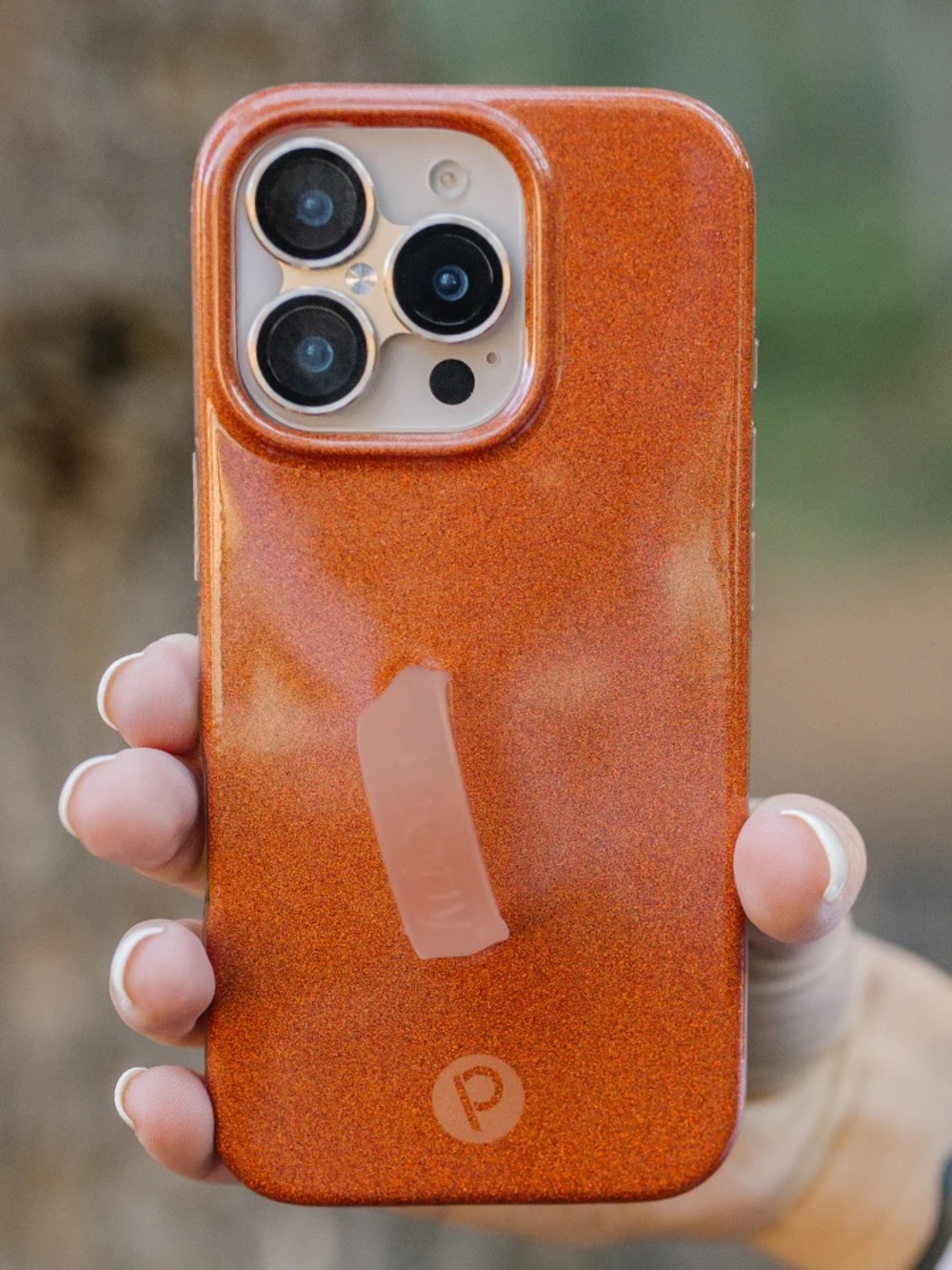 Orange Shimmer Loopy Case iPhone 17 Pro (Righty)